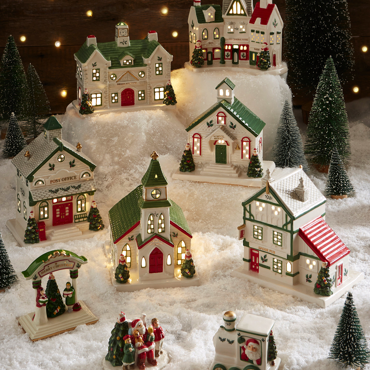 Christmas Village Post Office image number null